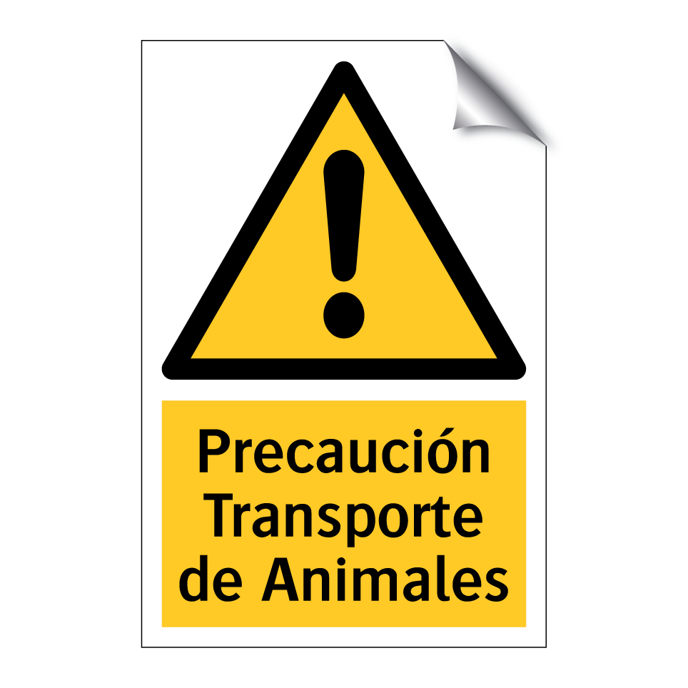 Precaución Transporte de Animales