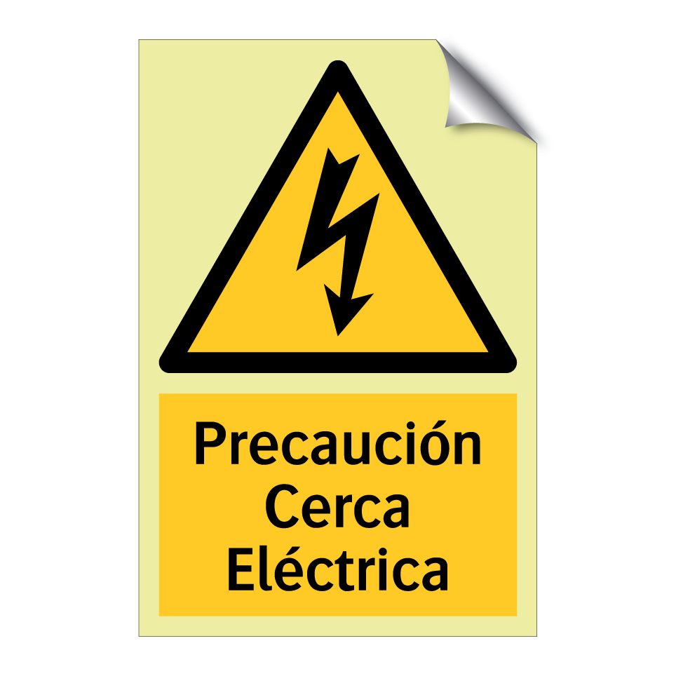 Precaución Cerca Eléctrica