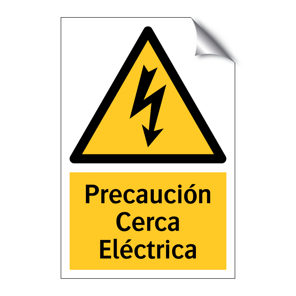 Precaución Cerca Eléctrica