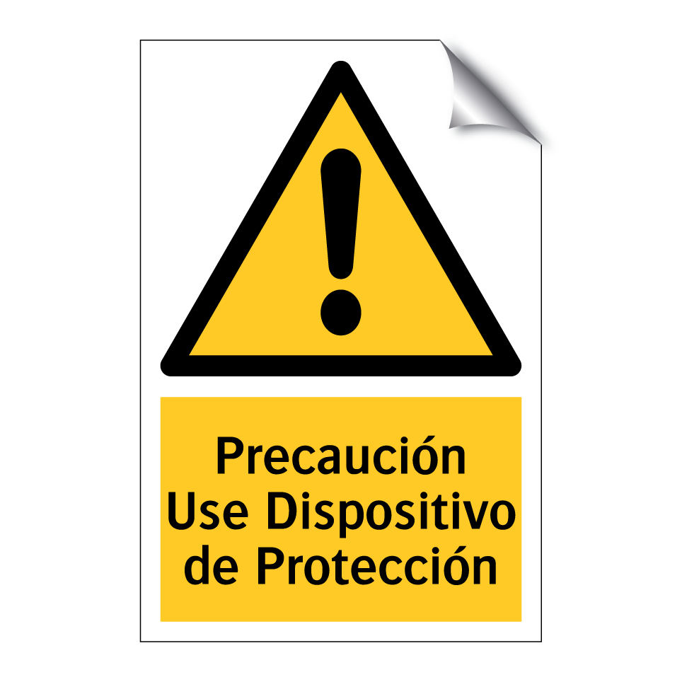 Precaución Use Dispositivo de Protección