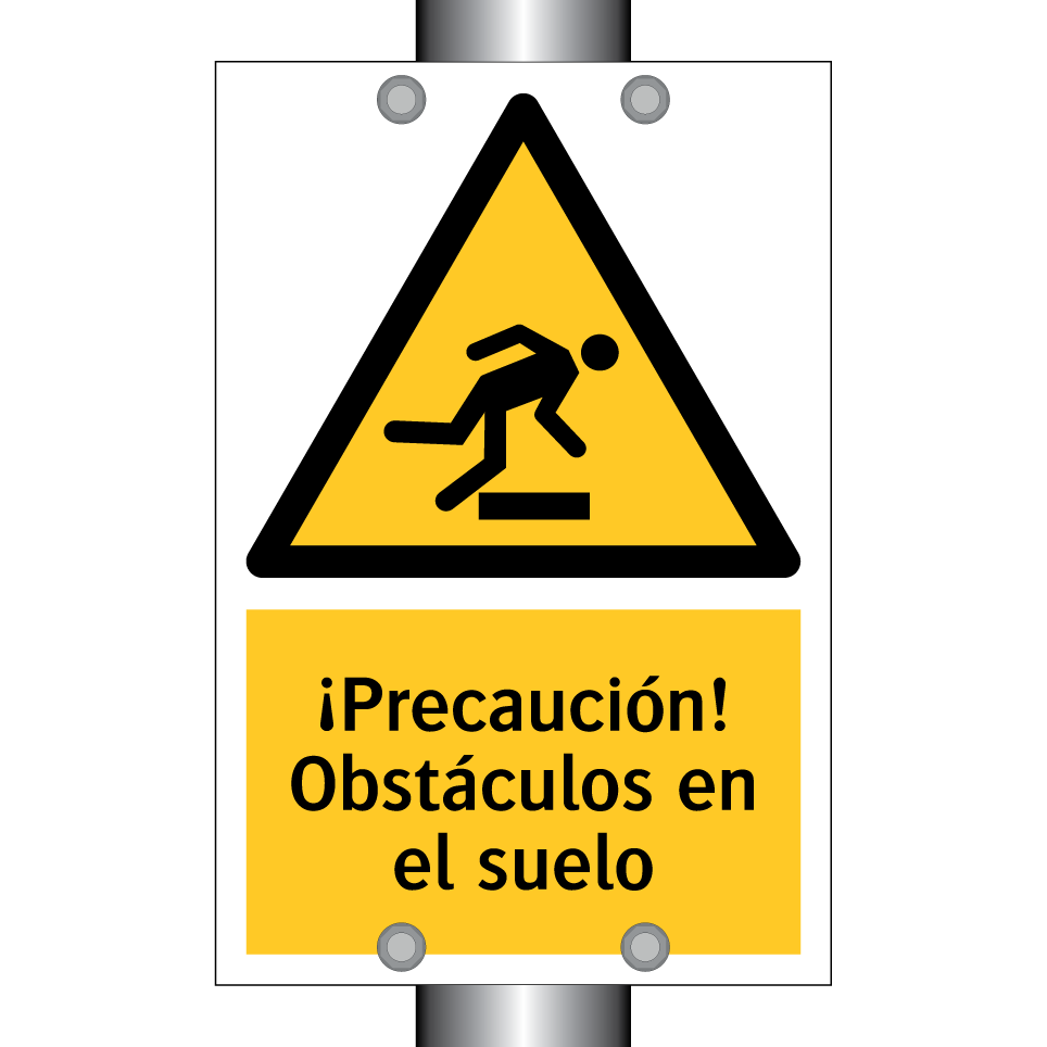 ¡Precaución! Obstáculos en el suelo