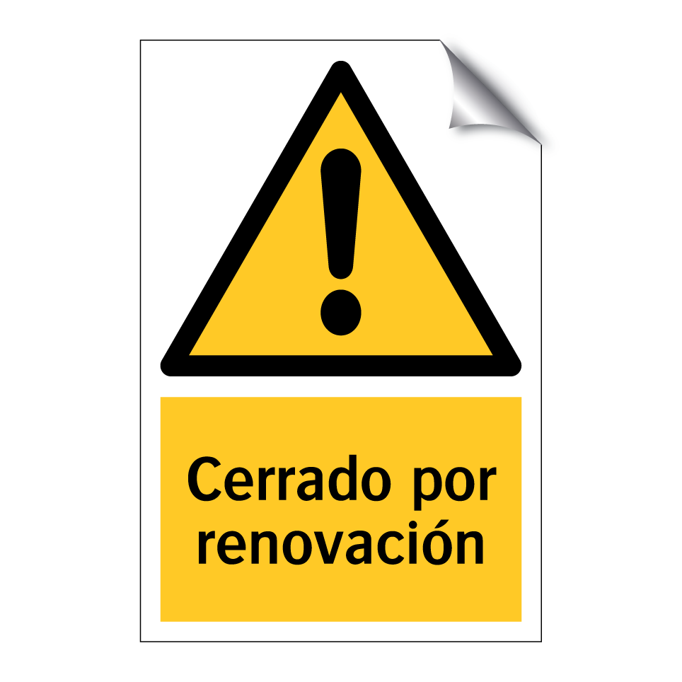 Cerrado por renovación