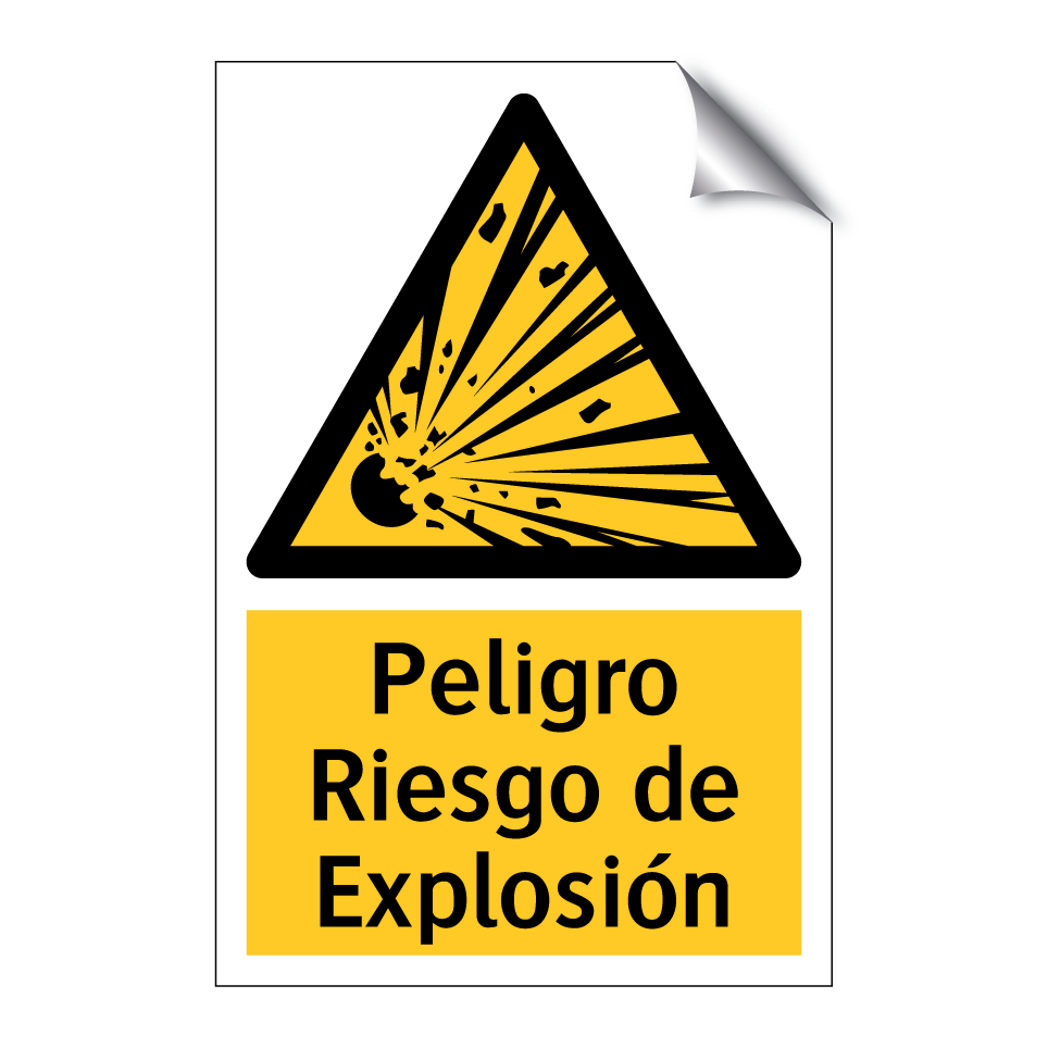 Peligro Riesgo de Explosión
