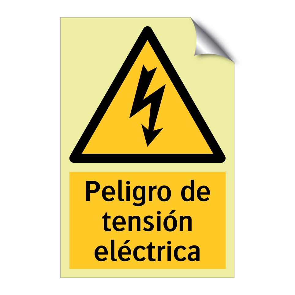 Peligro de tensión eléctrica