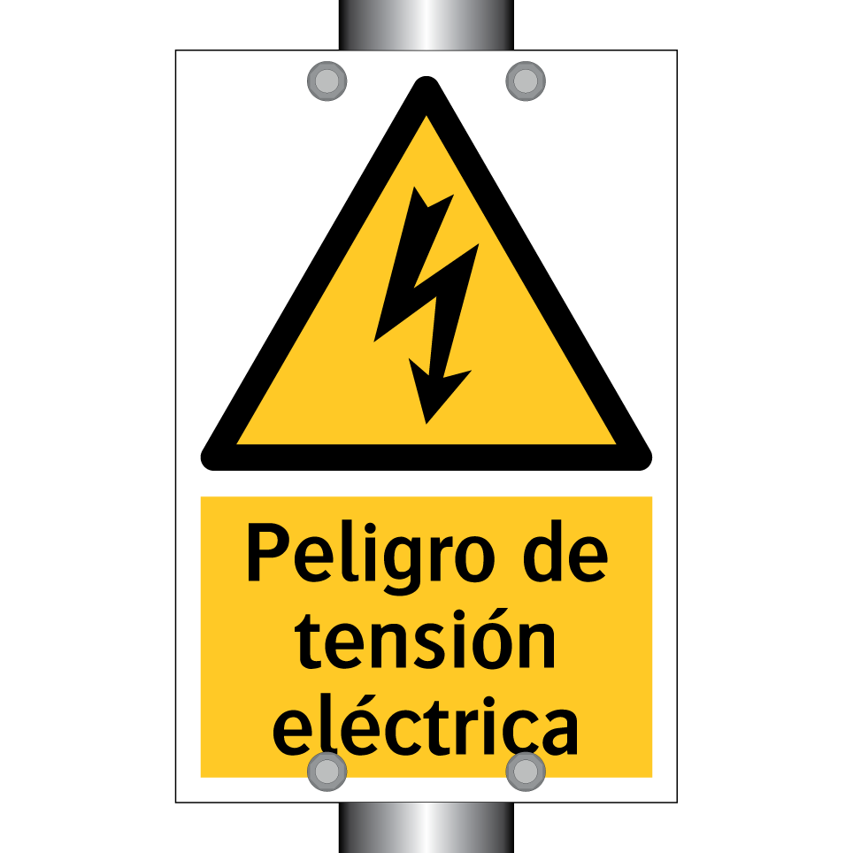 Peligro de tensión eléctrica