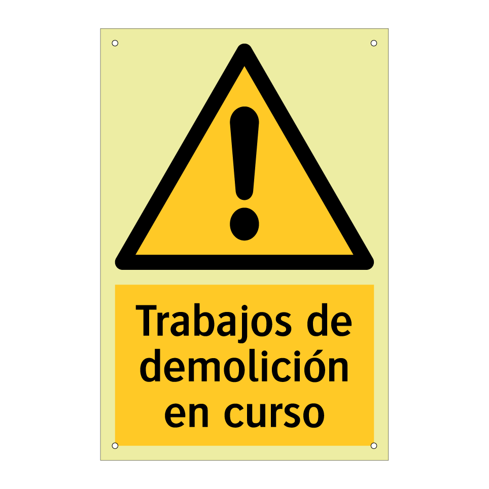 Trabajos de demolición en curso