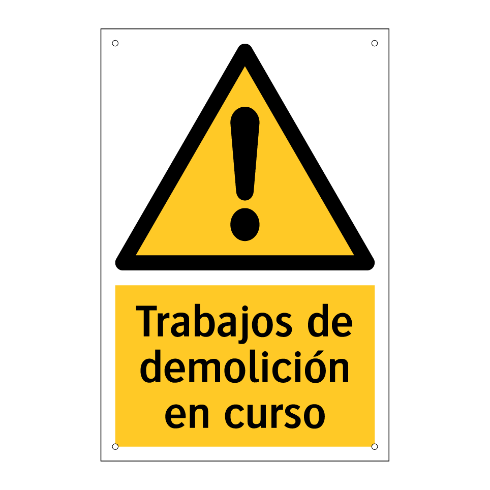 Trabajos de demolición en curso