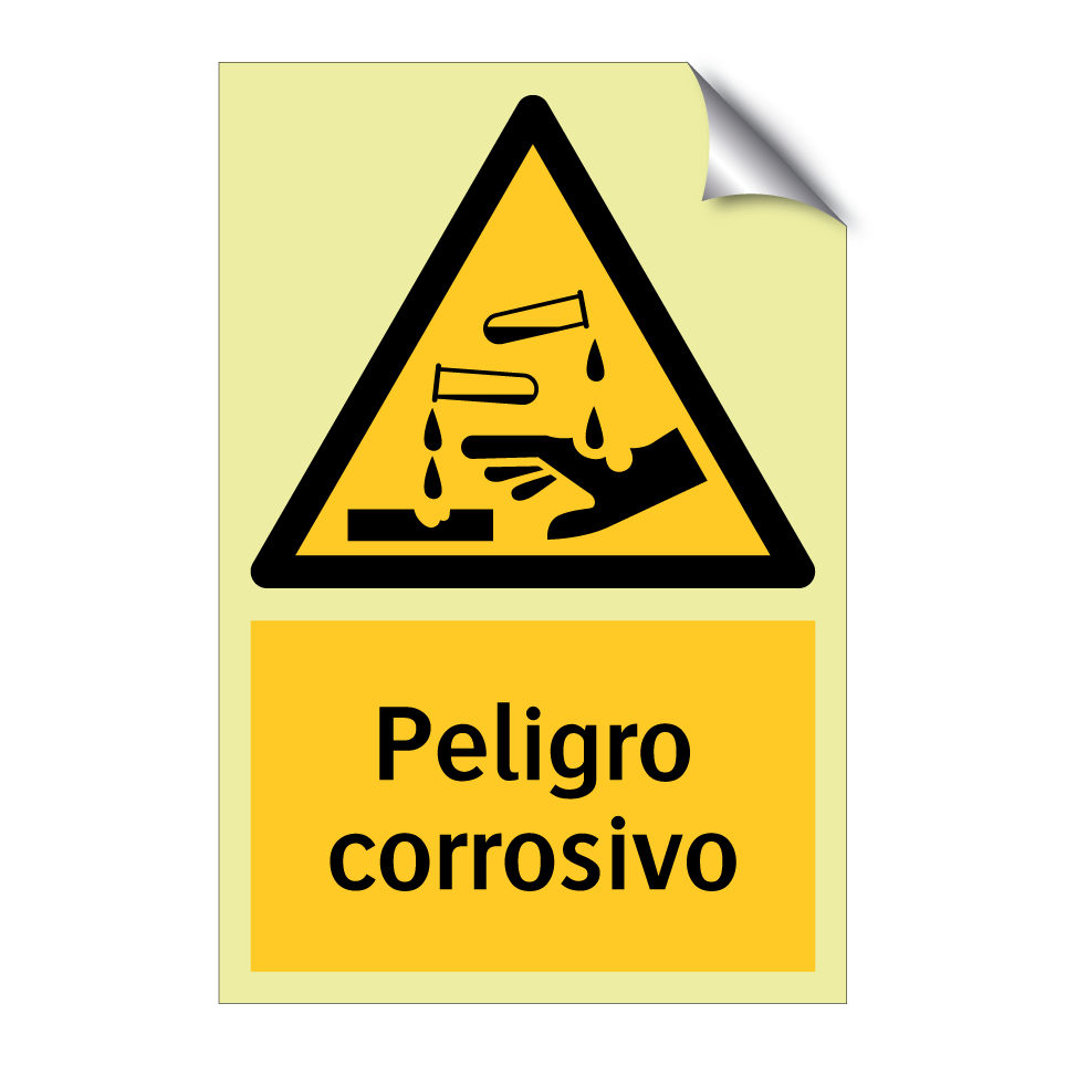 Peligro corrosivo