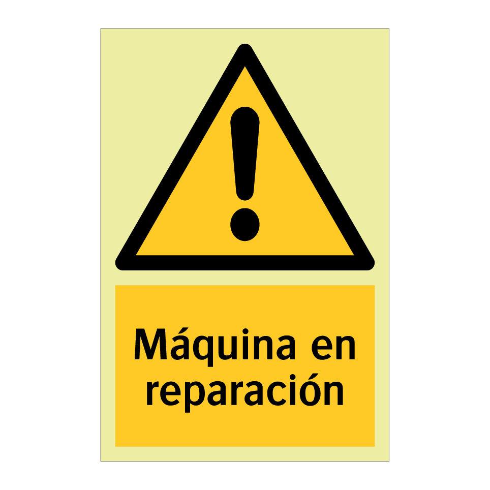 Máquina en reparación