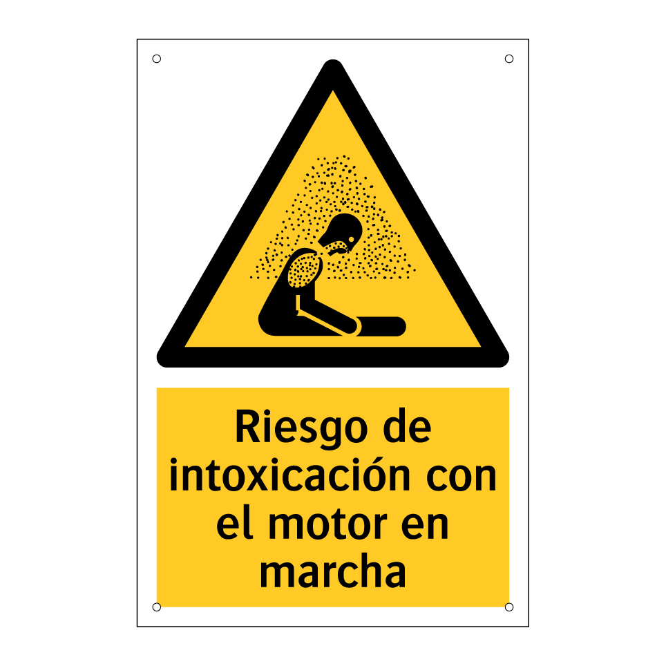 Riesgo de intoxicación con el motor en marcha