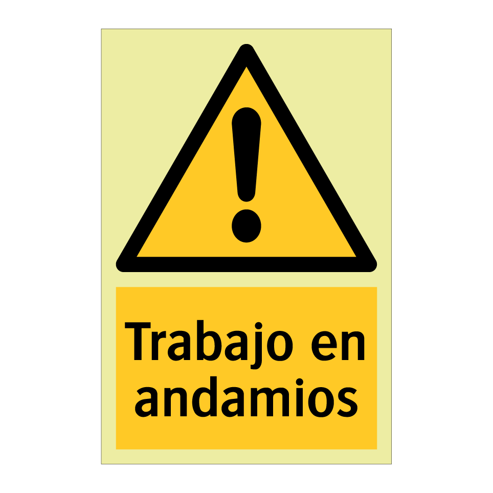 Trabajo en andamios