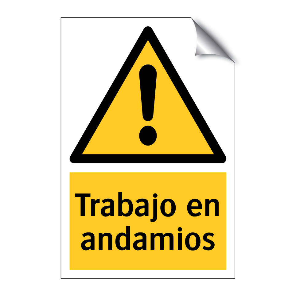 Trabajo en andamios