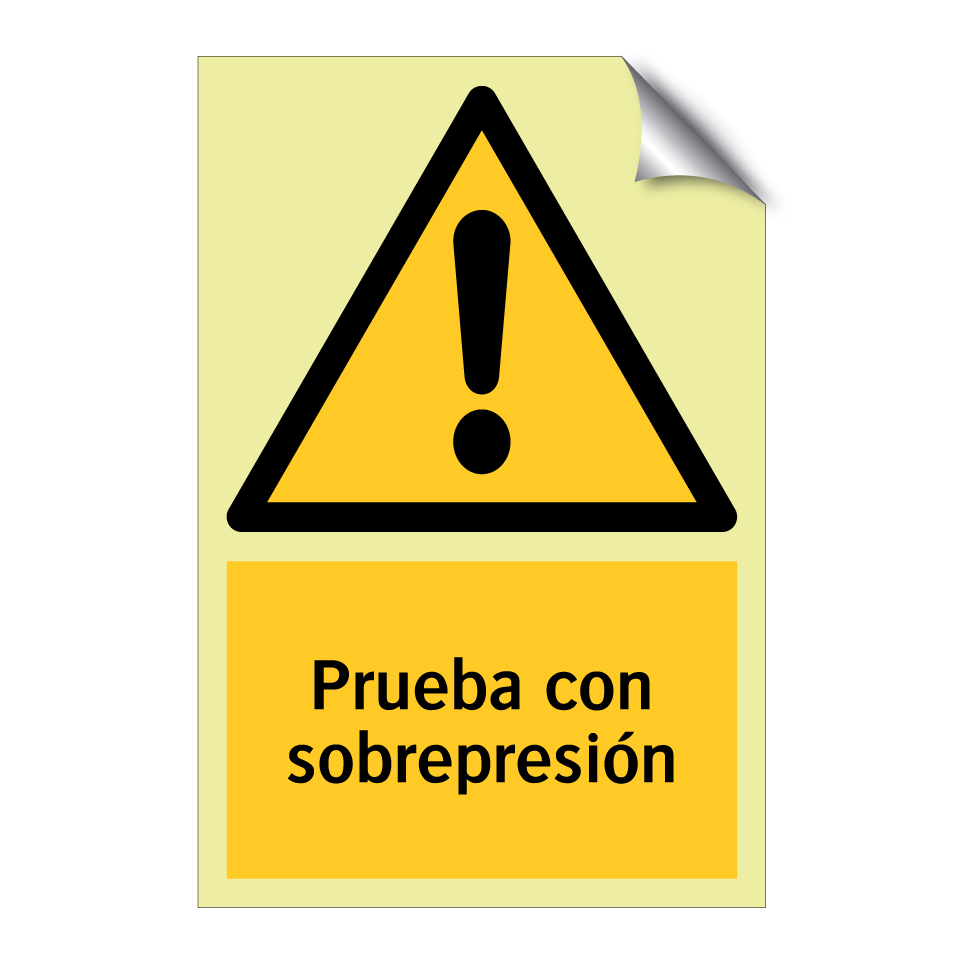 Prueba con sobrepresión