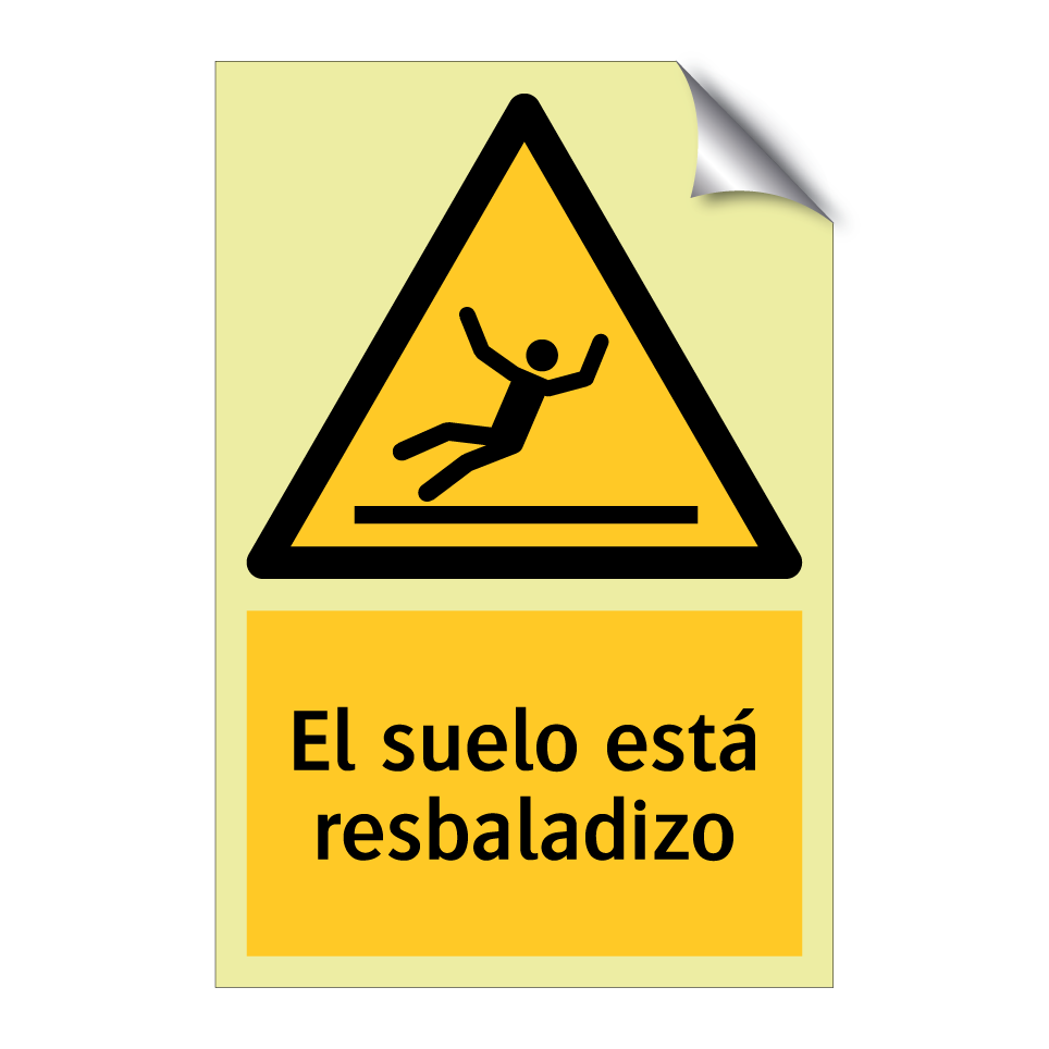 El suelo está resbaladizo