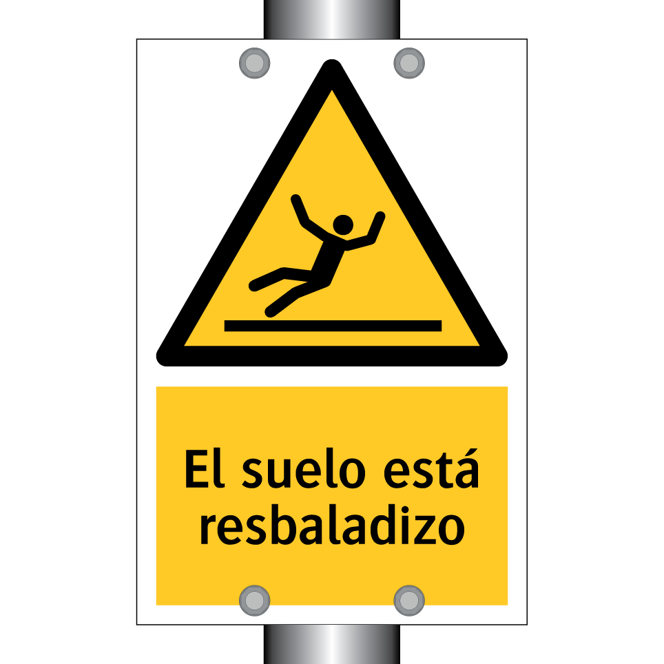 El suelo está resbaladizo