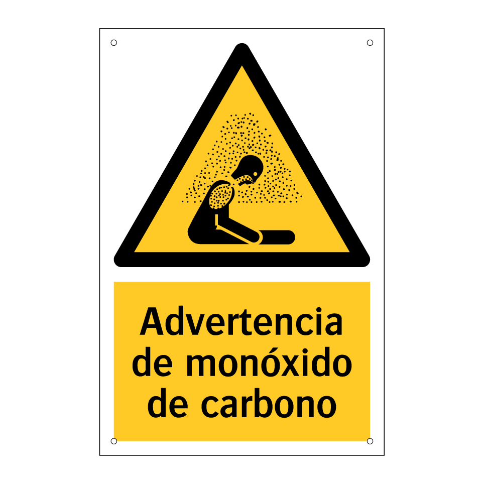 Advertencia de monóxido de carbono