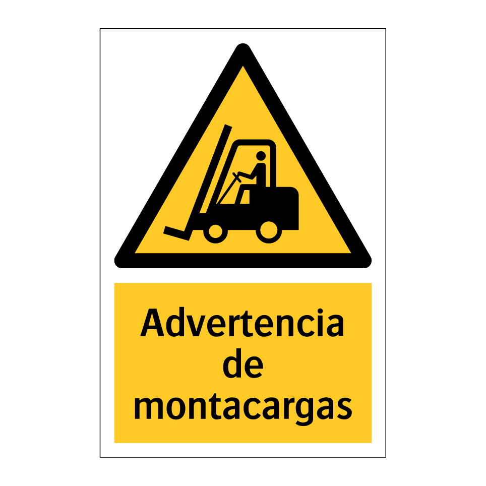 Advertencia de montacargas