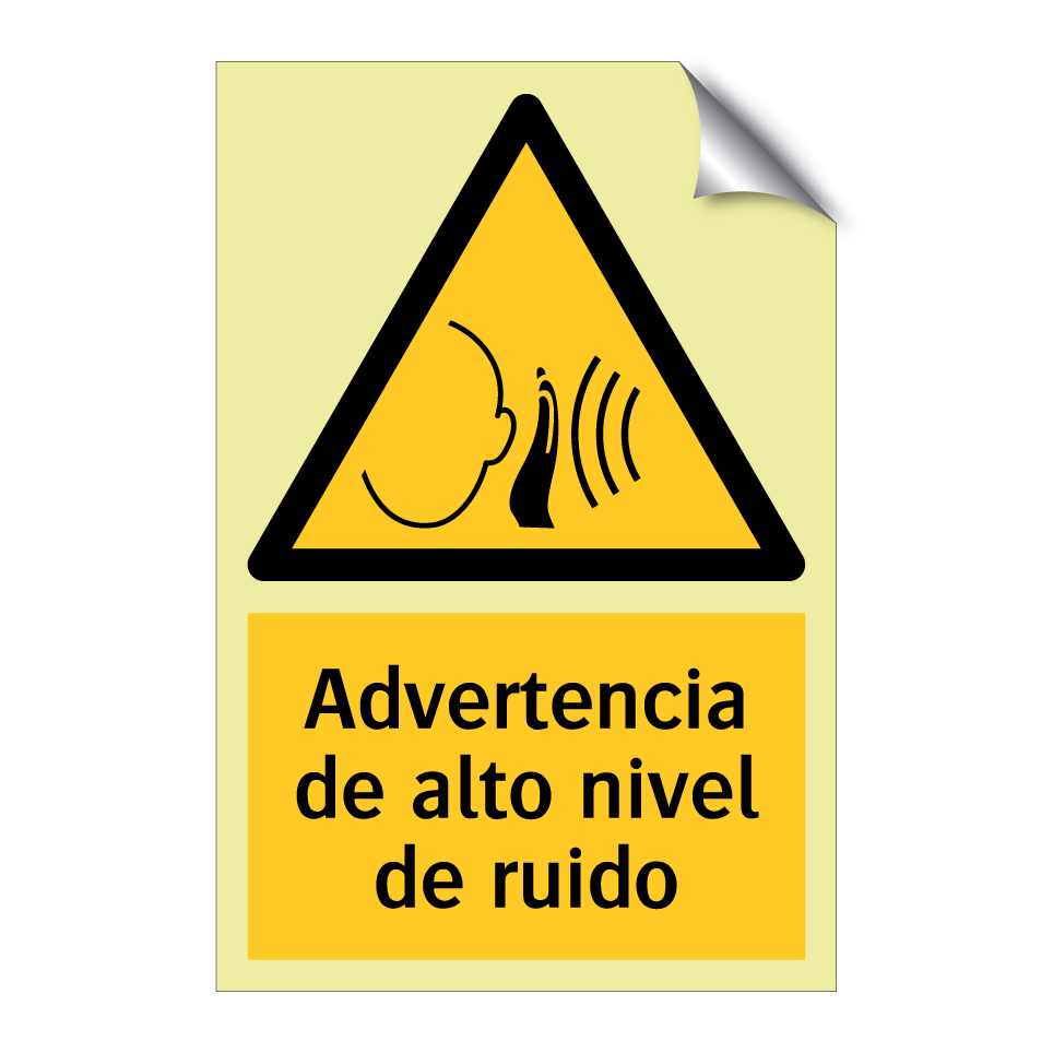 Advertencia de alto nivel de ruido