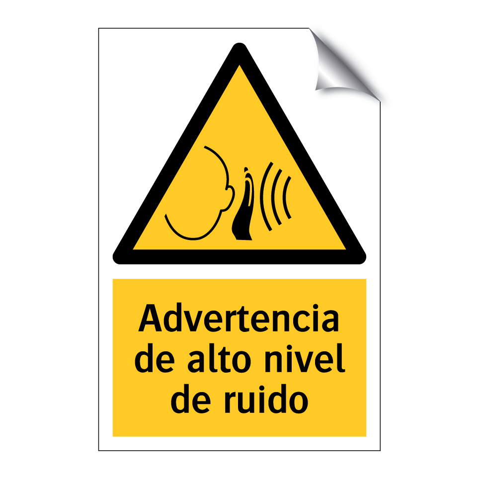 Advertencia de alto nivel de ruido