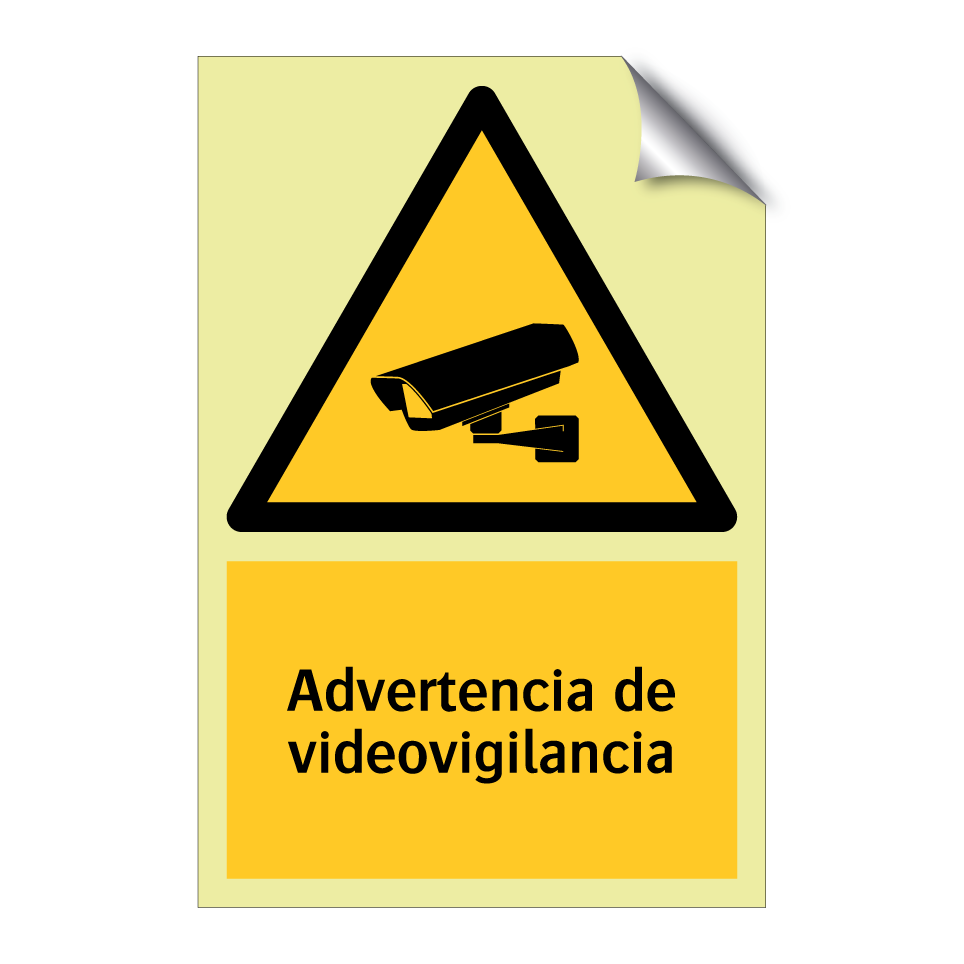 Advertencia de videovigilancia
