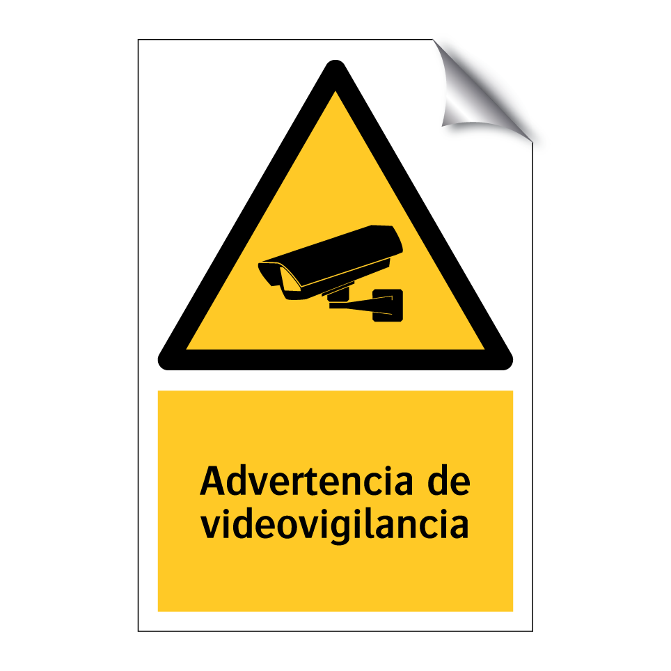 Advertencia de videovigilancia