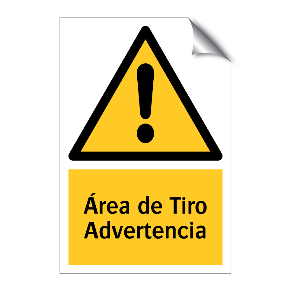 Área de Tiro Advertencia