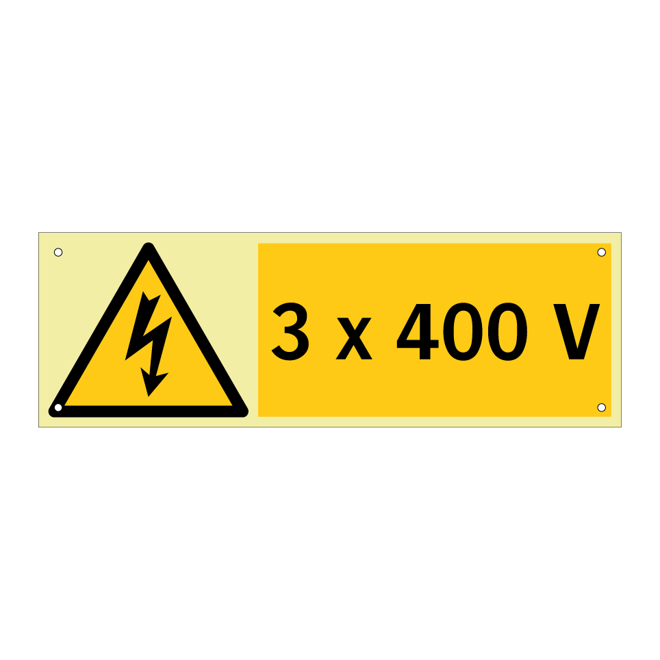 3 x 400 V