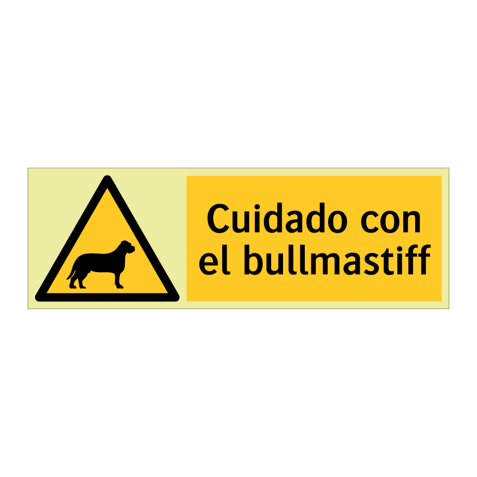 Cuidado con el bullmastiff