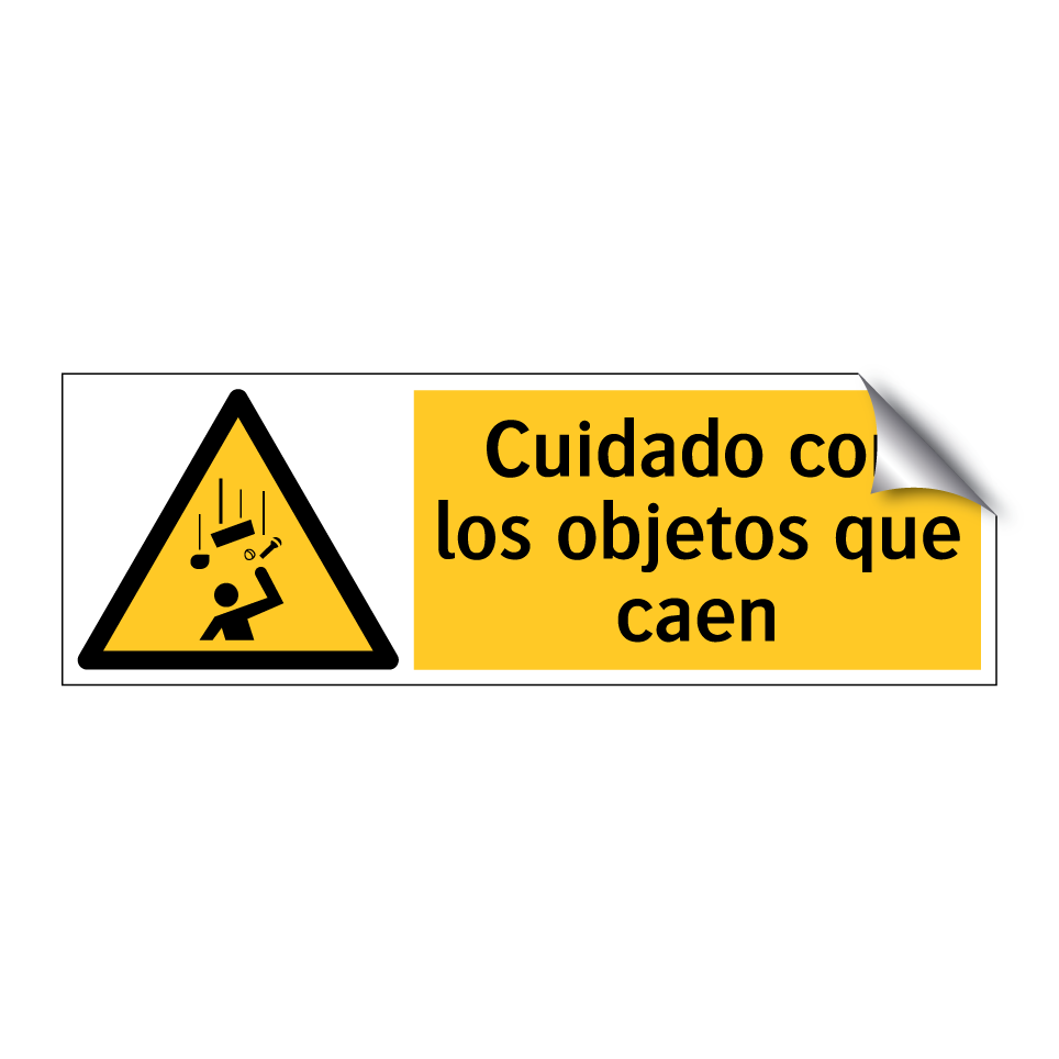 Cuidado con los objetos que caen