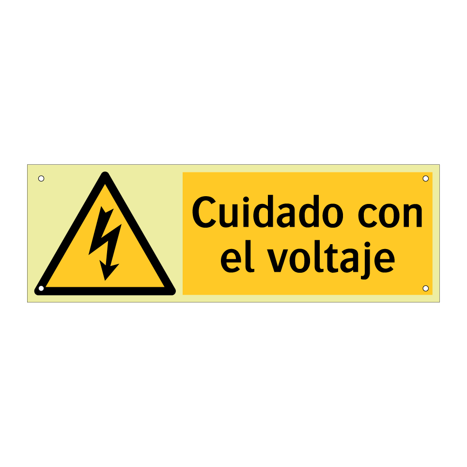 Cuidado con el voltaje