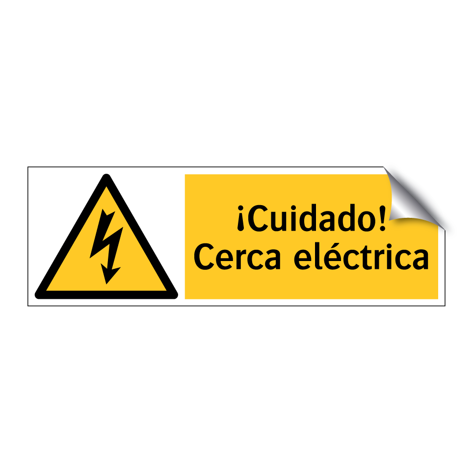 ¡Cuidado! Cerca eléctrica