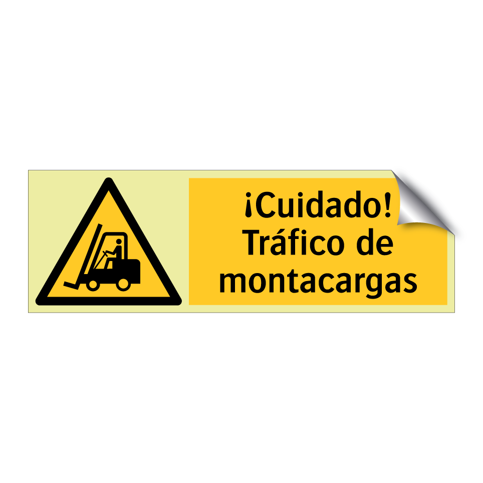 ¡Cuidado! Tráfico de montacargas