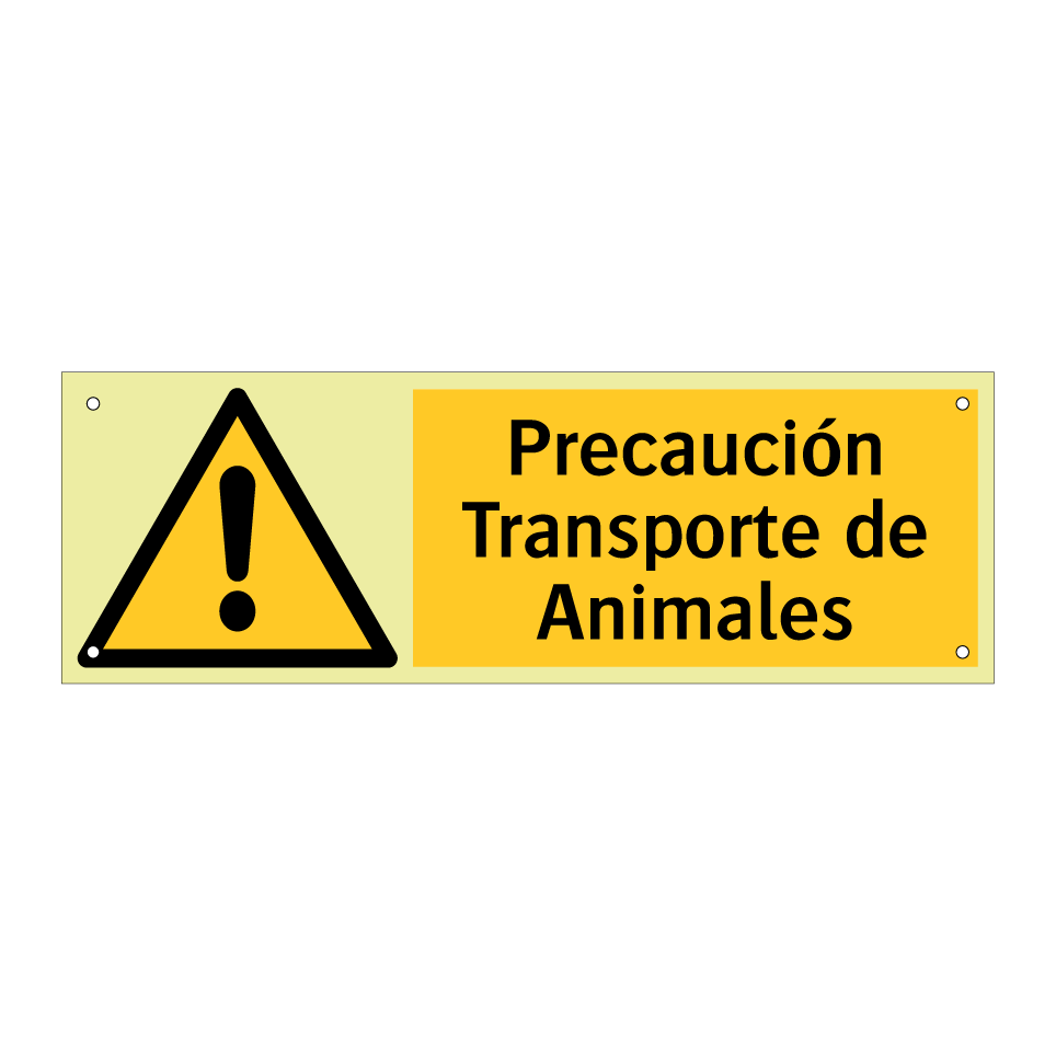 Precaución Transporte de Animales