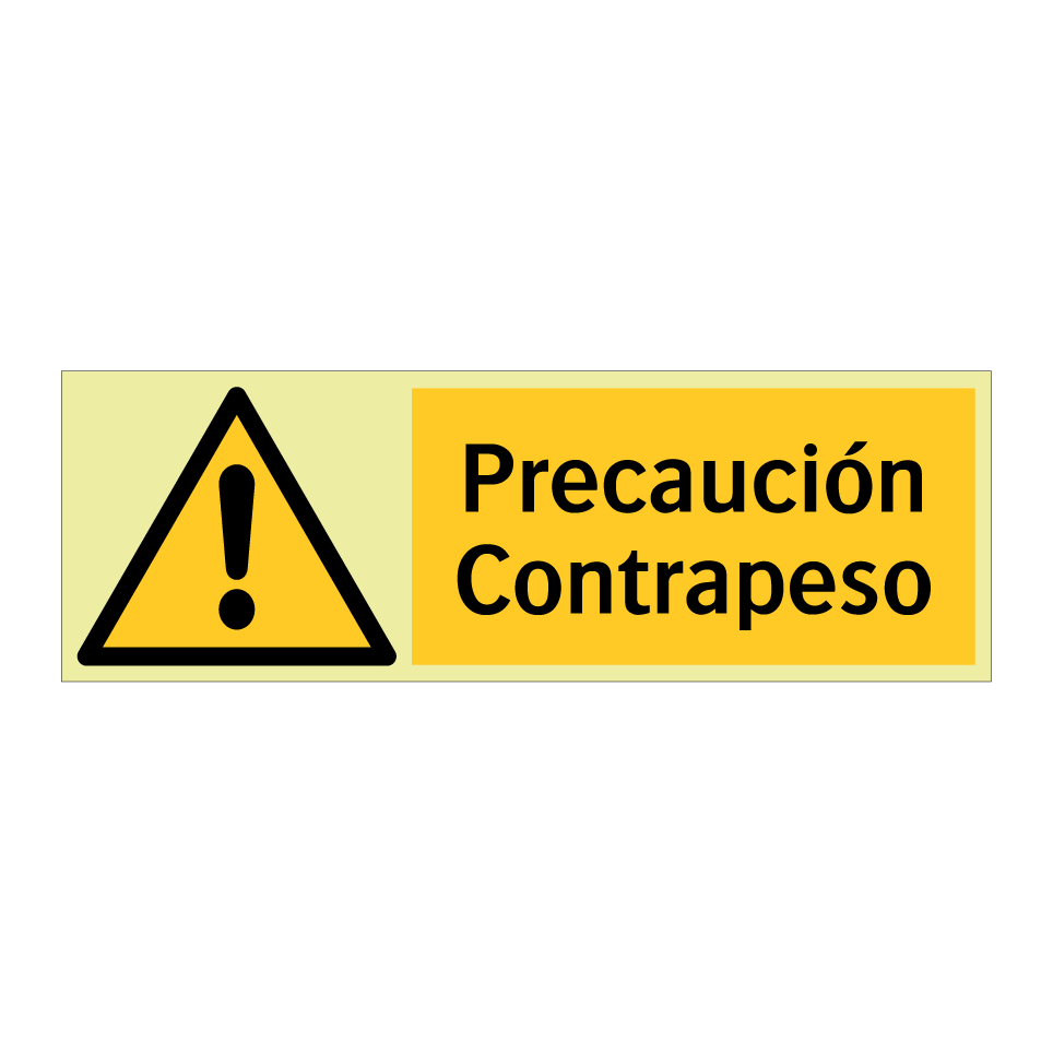 Precaución Contrapeso