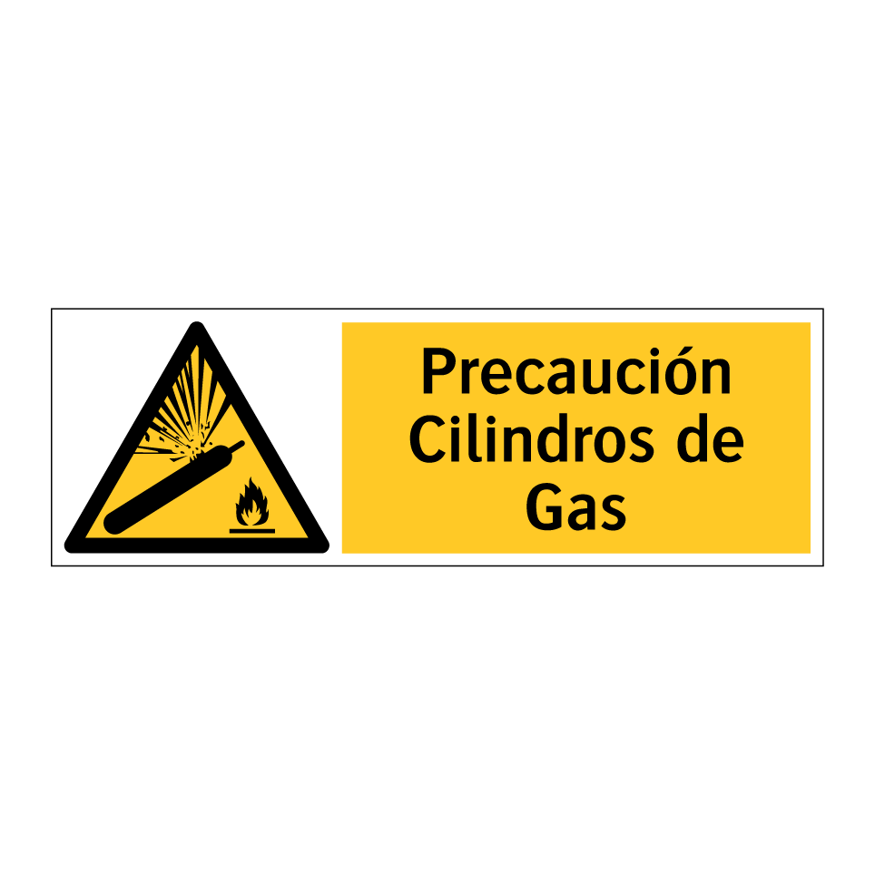 Precaución Cilindros de Gas