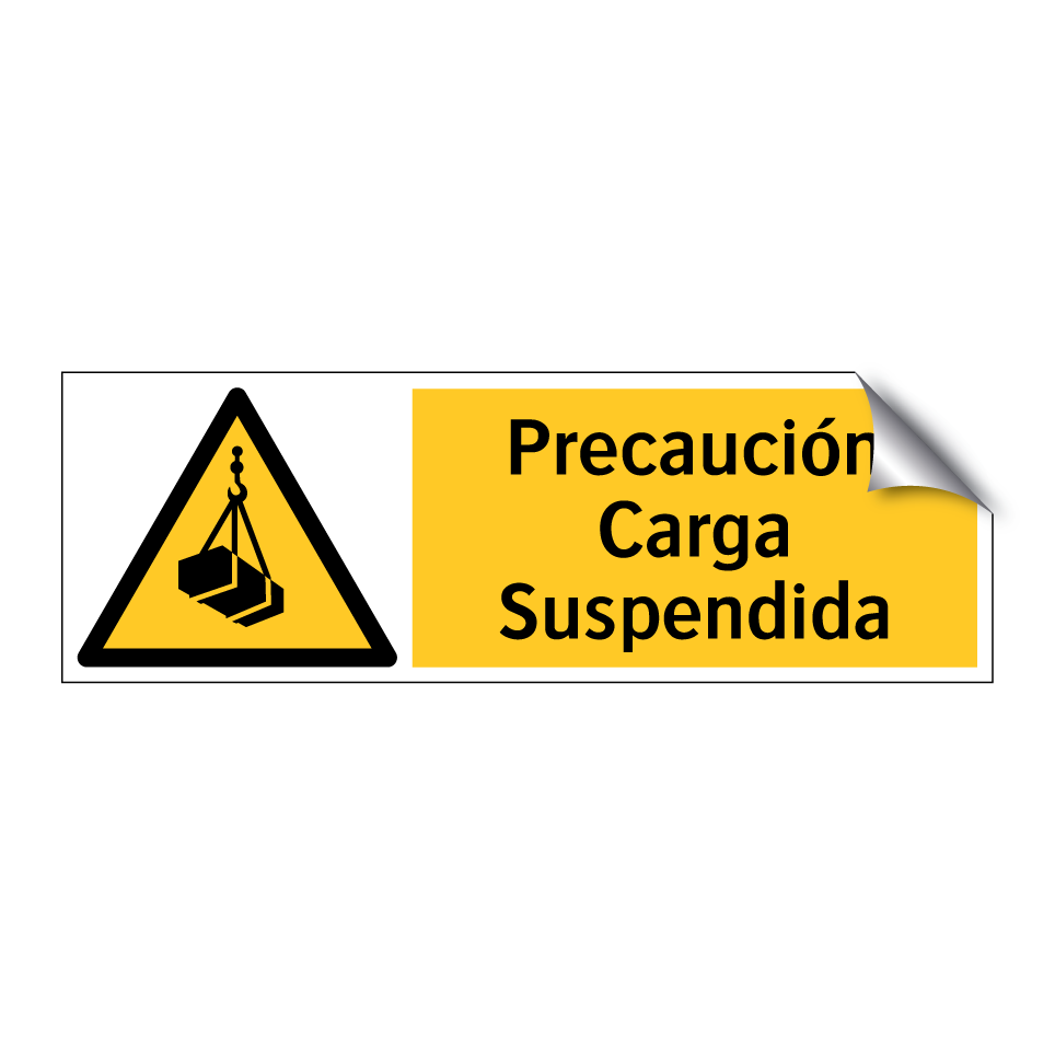 Precaución Carga Suspendida
