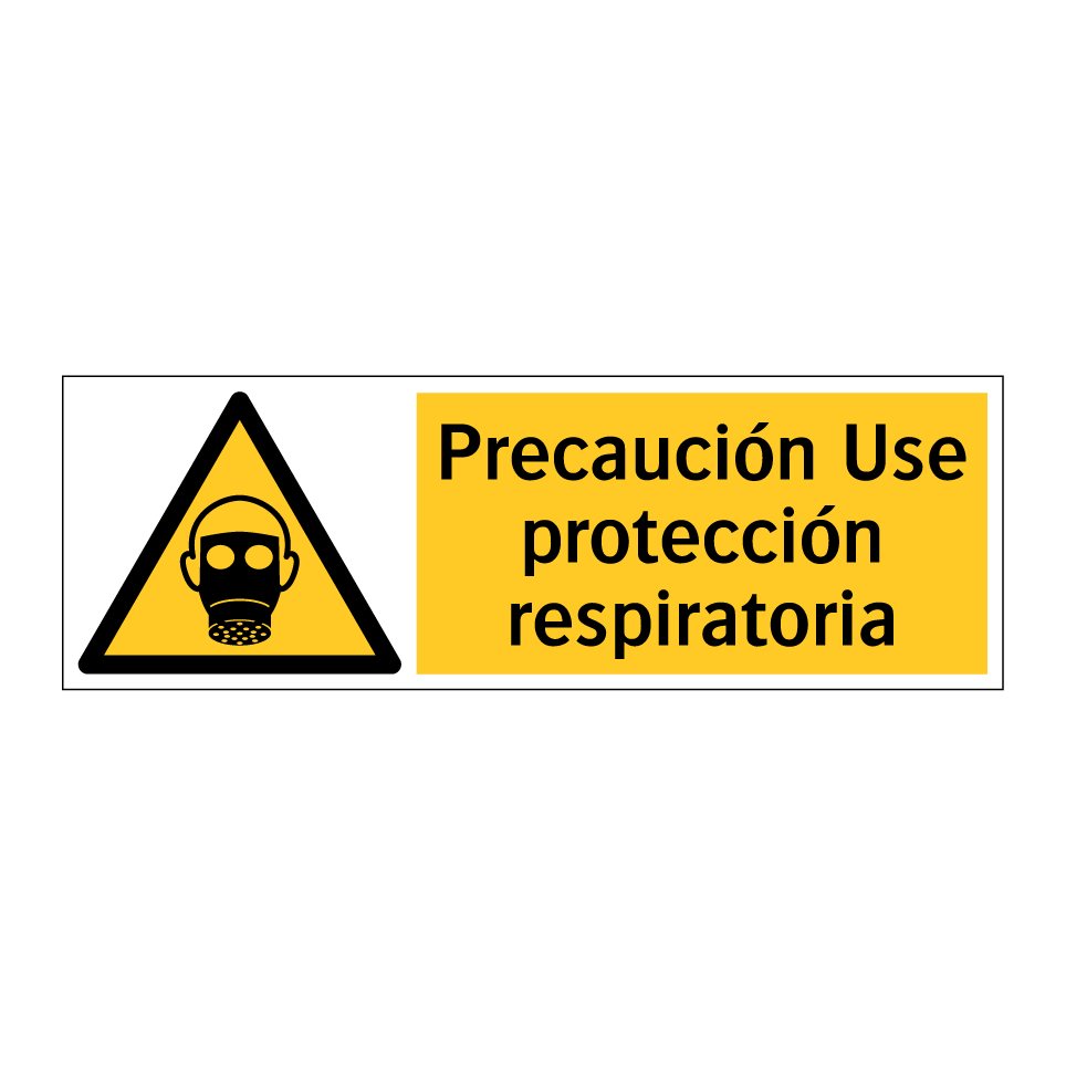 Precaución Use protección respiratoria