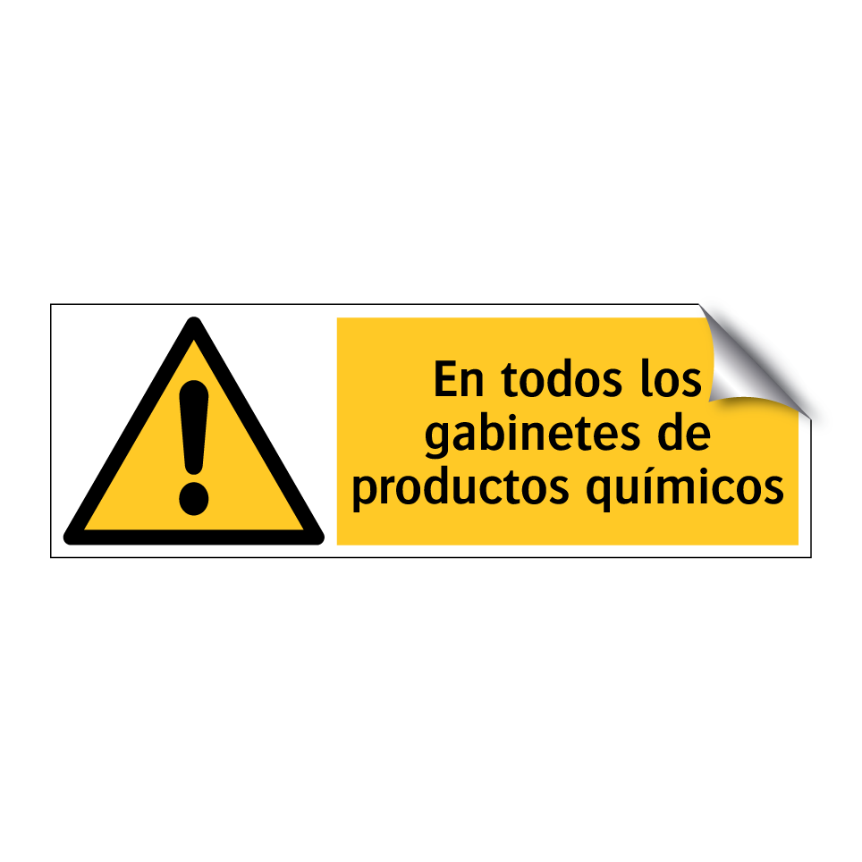 En todos los gabinetes de productos químicos