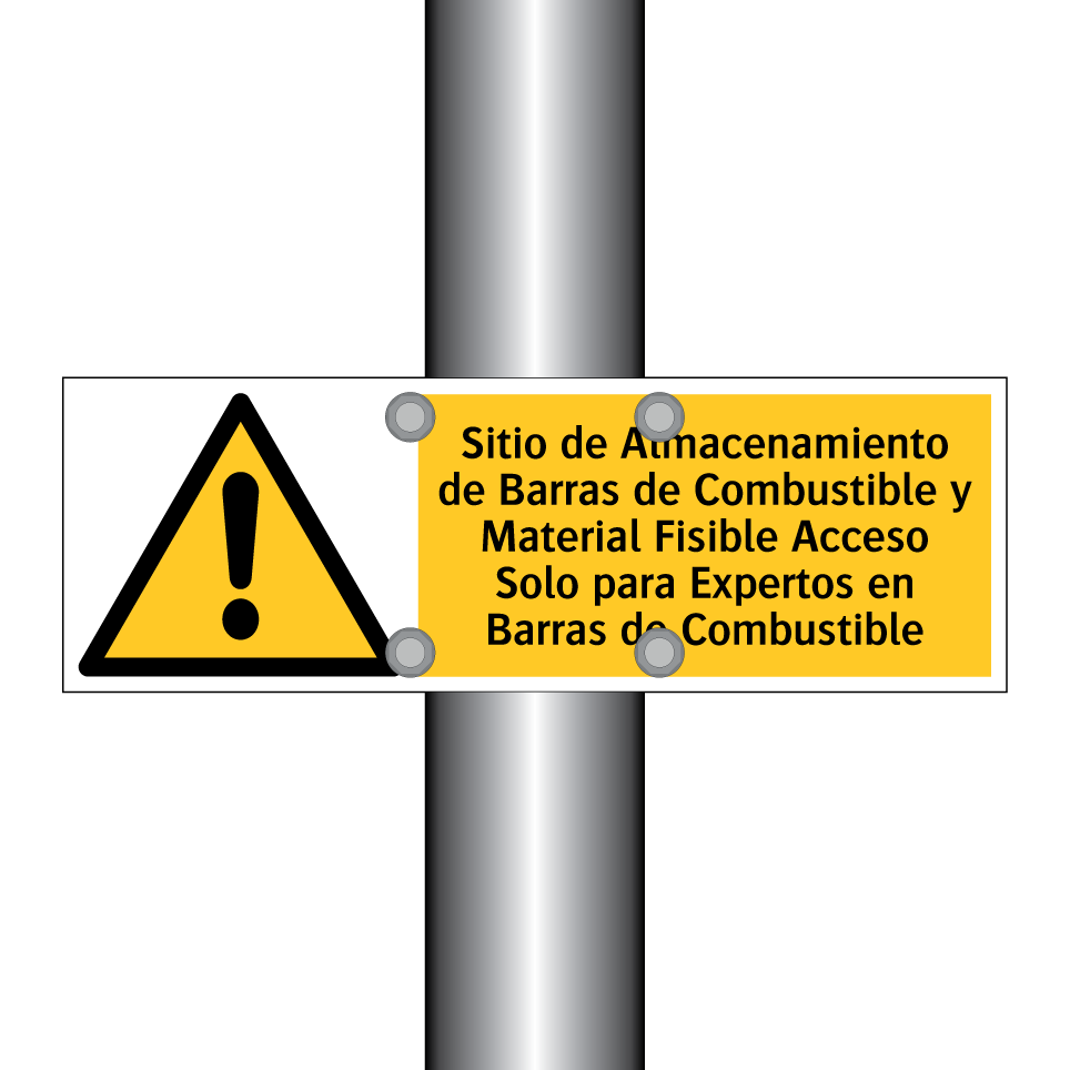Sitio de Almacenamiento de Barras de Combustible y Material Fisible Acceso Solo para Expertos en Barras de Combustible