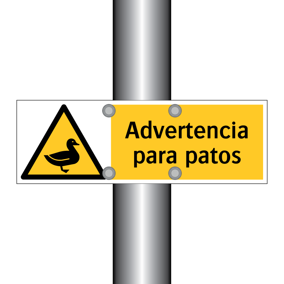Advertencia para patos