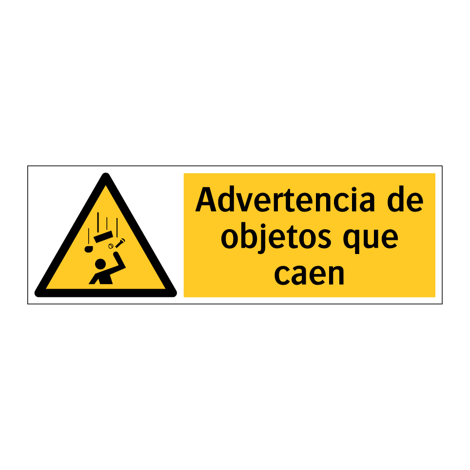 Advertencia de objetos que caen