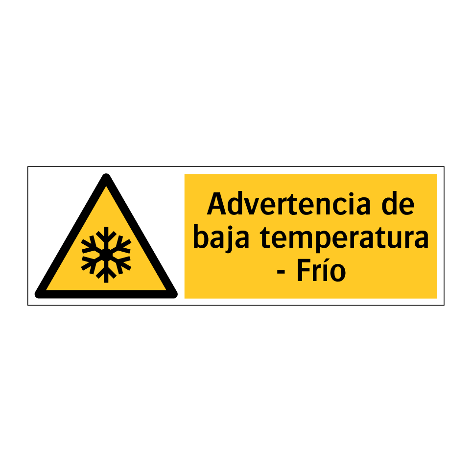 Advertencia de baja temperatura - Frío