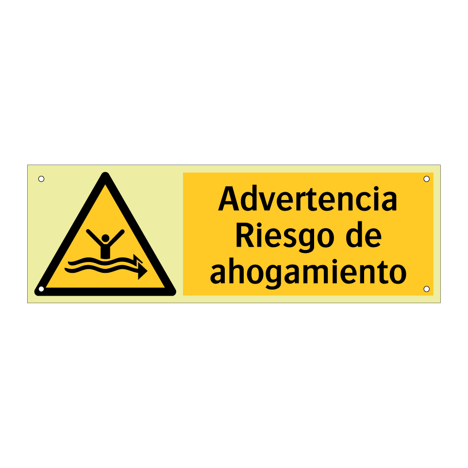 Advertencia Riesgo de ahogamiento