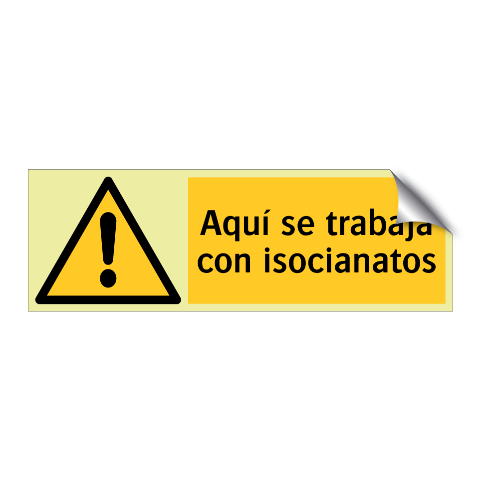 Aquí se trabaja con isocianatos