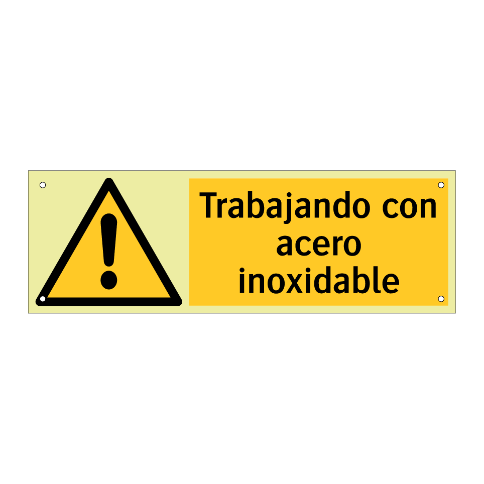 Trabajando con acero inoxidable
