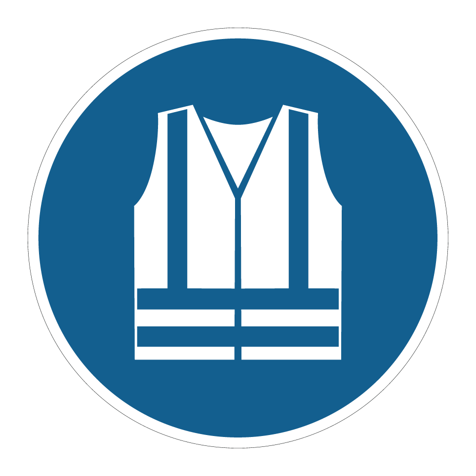 M015 Use ropa de alta visibilidad