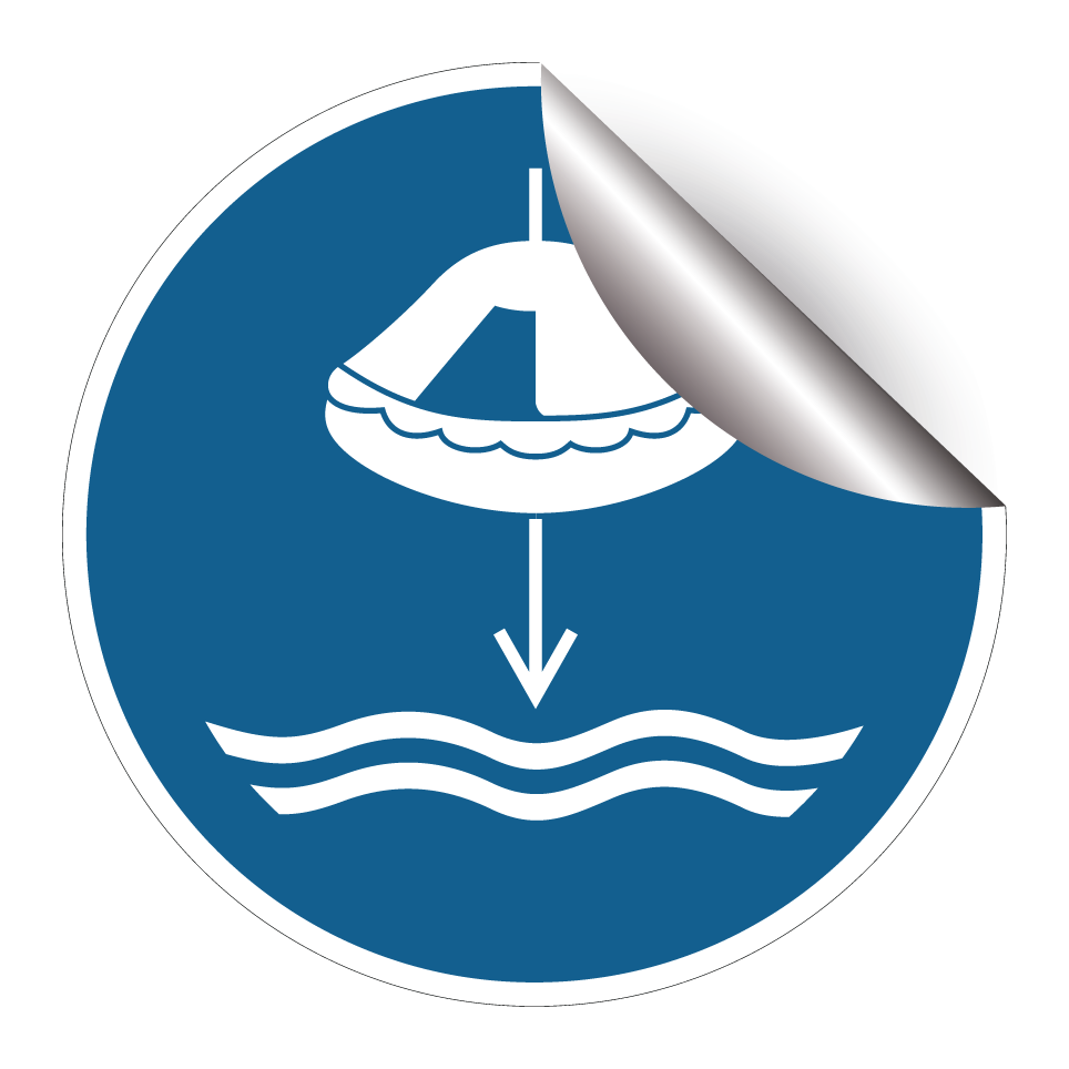 M040 Baje la balsa salvavidas al agua (Secuencia de lanzamiento de bote salvavidas)