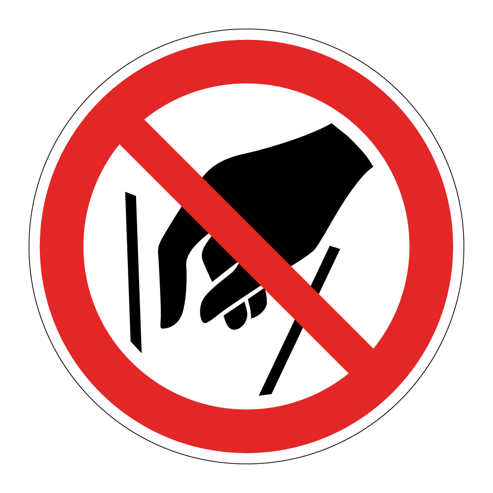 P015 No meter su mano