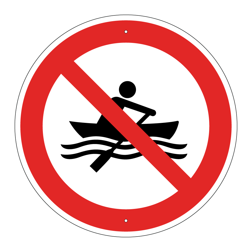 P055 Embarcaciones no mecánicas prohibidas