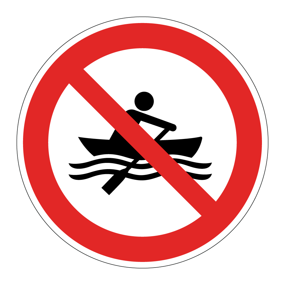 P055 Embarcaciones no mecánicas prohibidas